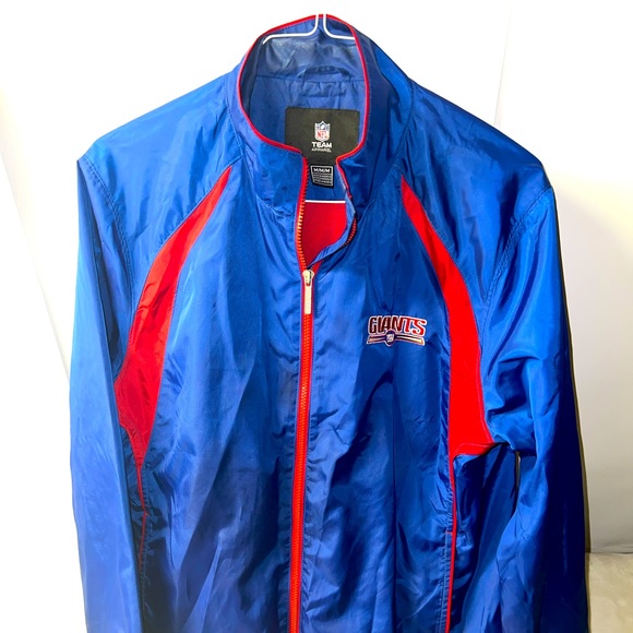 Reebok Other - Reebok NFL Team Apparel New York Giants Windbreaker Jacket Adult Medium Blue